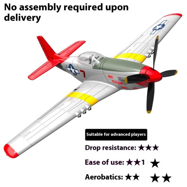 Four-channel remote control airplane