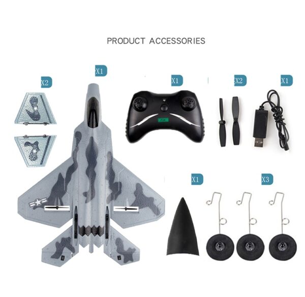 FX-822 remote control glider Fighter jet - Image 10